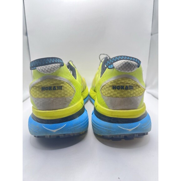 Hoka One One M Rapa Nui 2 Trail Running Shoes Men’s Size 11 F10014F Yellow Blue - Picture 5 of 7